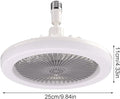 Ventilador Luz Led 2 En 1