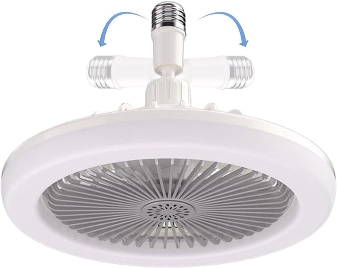 Ventilador Luz Led 2 En 1