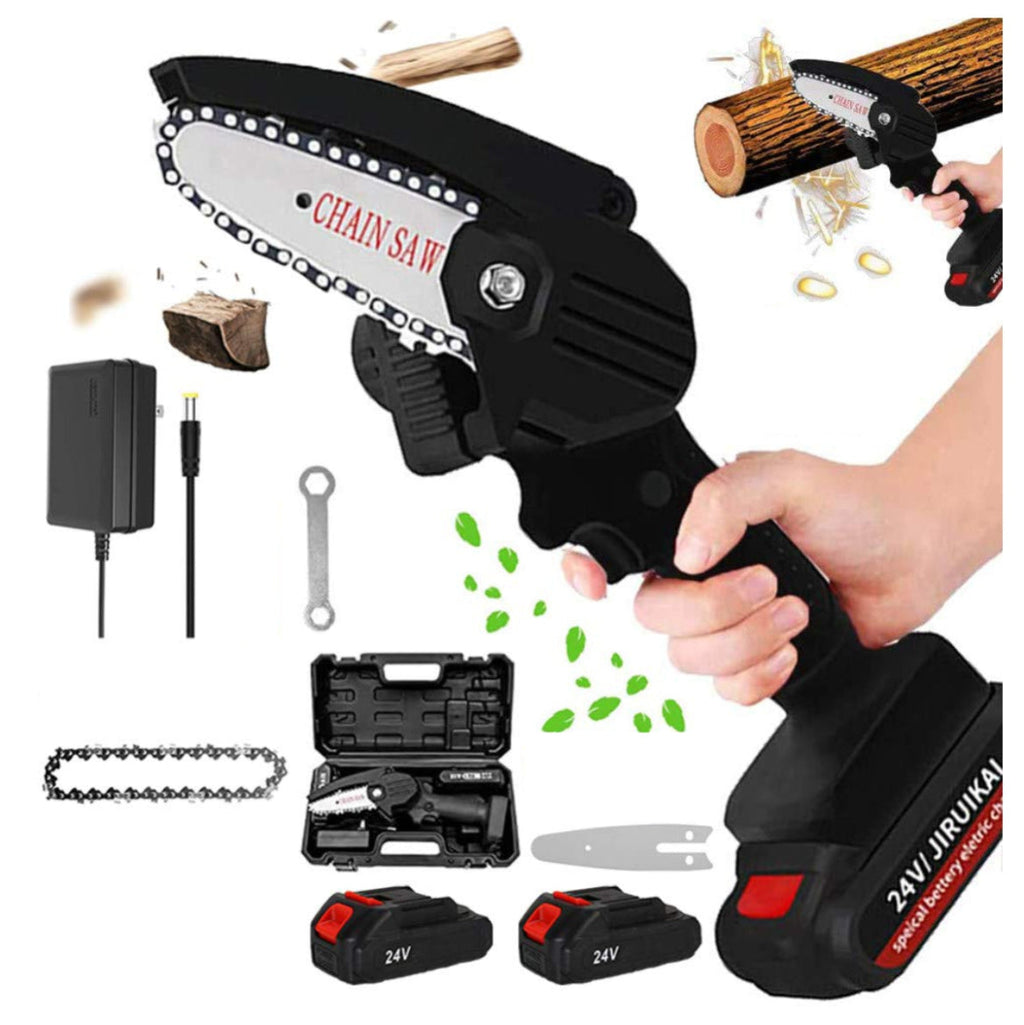 Mini Motosierra De Mano 2 Bateria